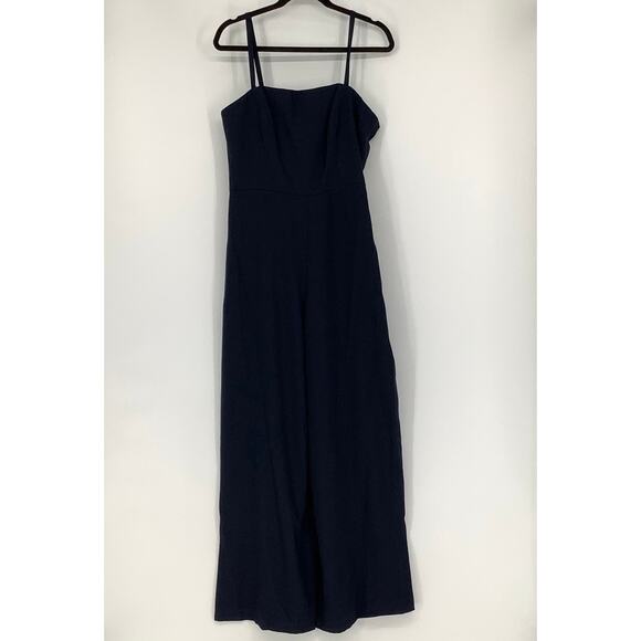 NEW! Dessy Collection Size 14 Spaghetti Strap Jumpsuit Midnight $263 msrp I21-8 - Picture 3 of 11